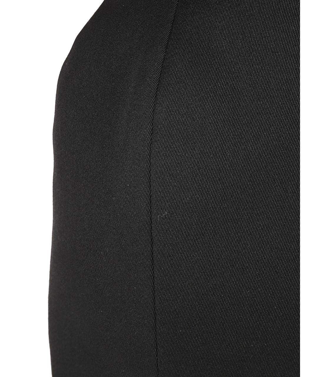 BALENCIAGA Черная шерстяная юбка миди, фото 3