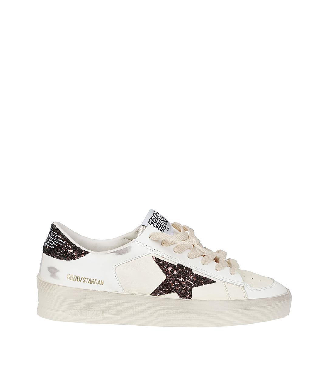 GOLDEN GOOSE DELUXE BRAND Белые кожаные кеды, фото 1