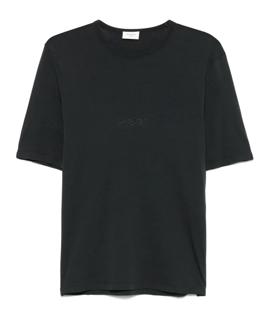 SAINT LAURENT Черная футболка, фото 1