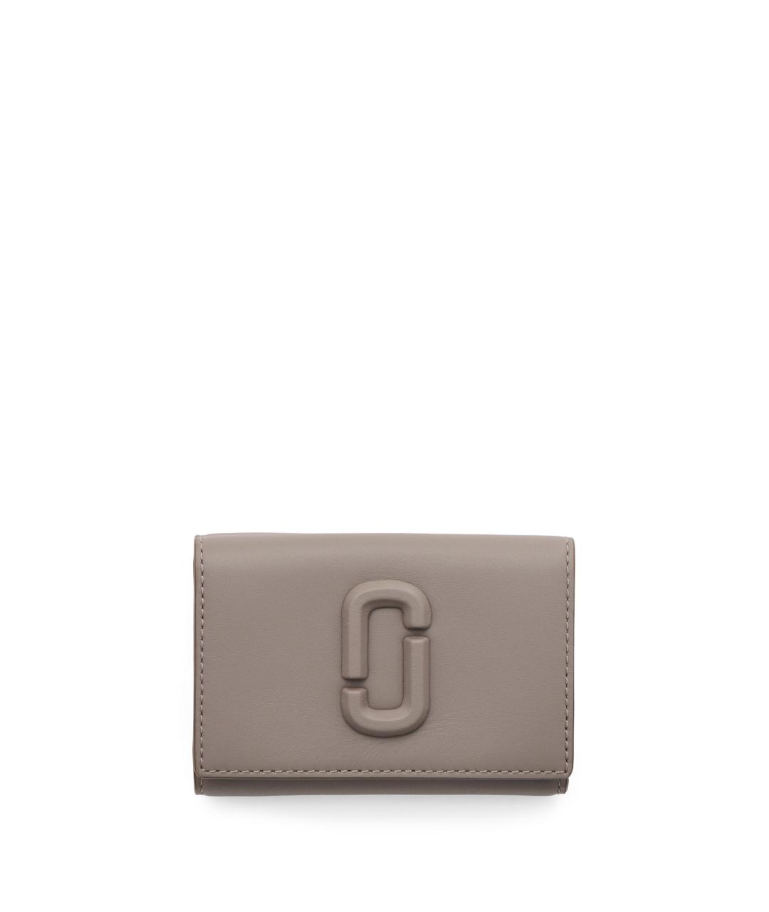 MARC JACOBS Серый кожаный кошелек, фото 1