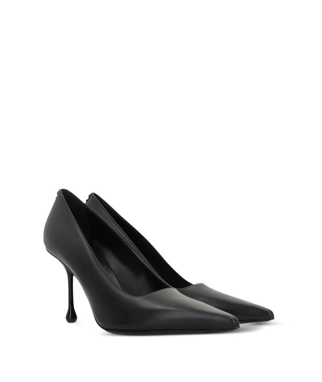 JIMMY CHOO Черные кожаные туфли, фото 2