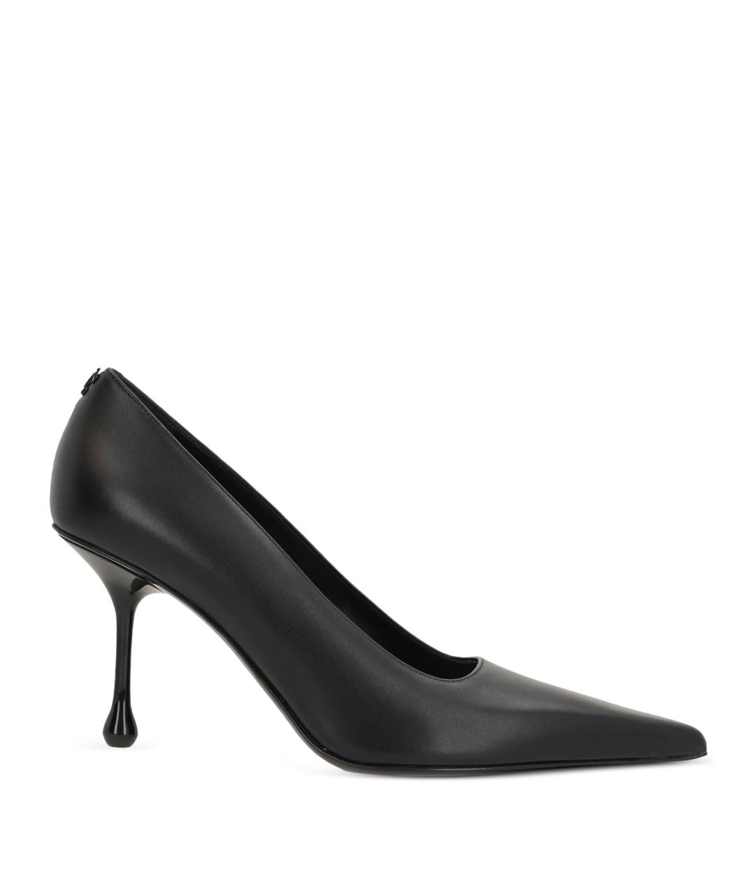 JIMMY CHOO Черные кожаные туфли, фото 1