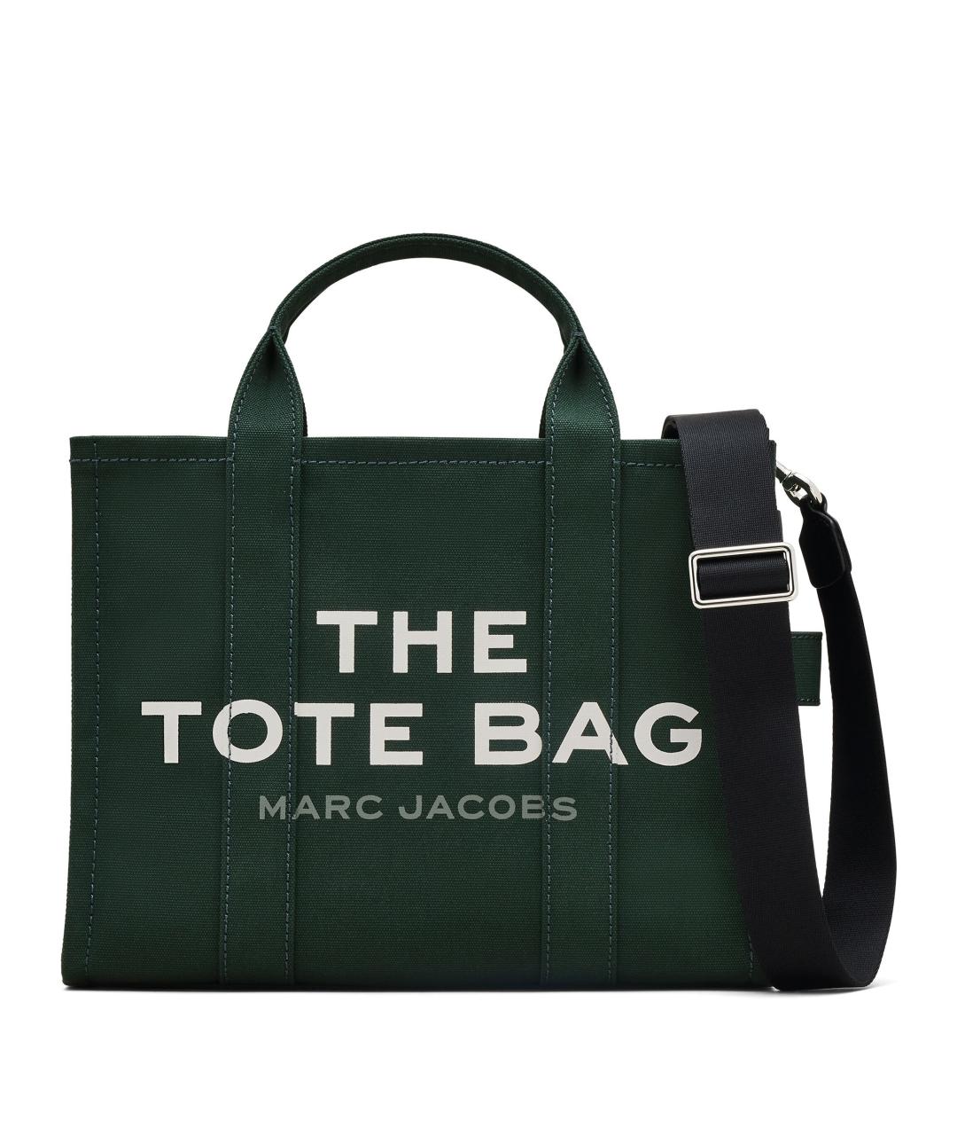 MARC JACOBS Зеленая хлопковая сумка тоут, фото 1