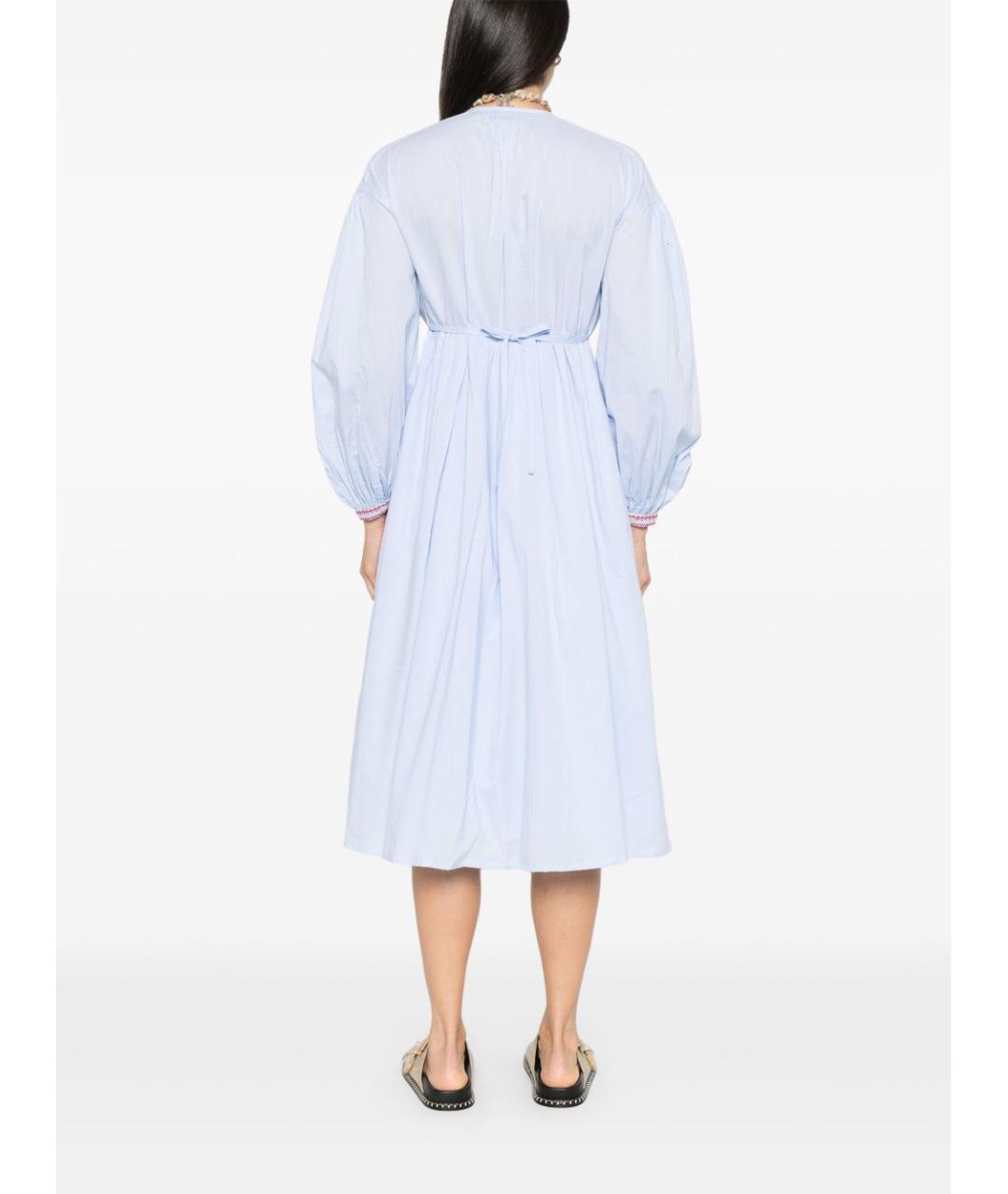 A.P.C. Голубое повседневное платье, фото 4
