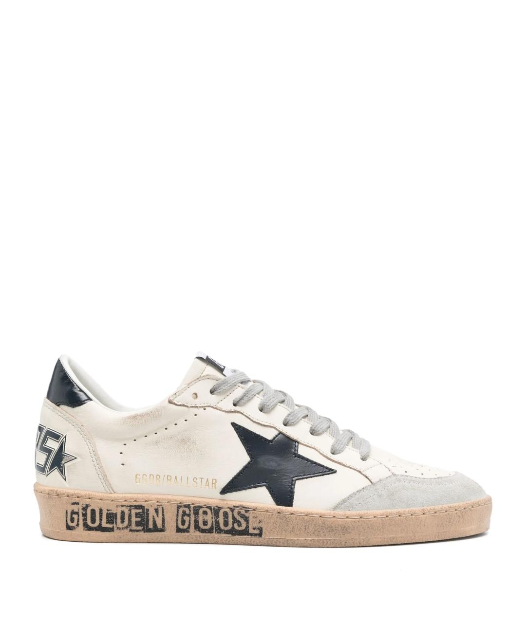 GOLDEN GOOSE DELUXE BRAND Мульти кожаные низкие кроссовки / кеды, фото 1