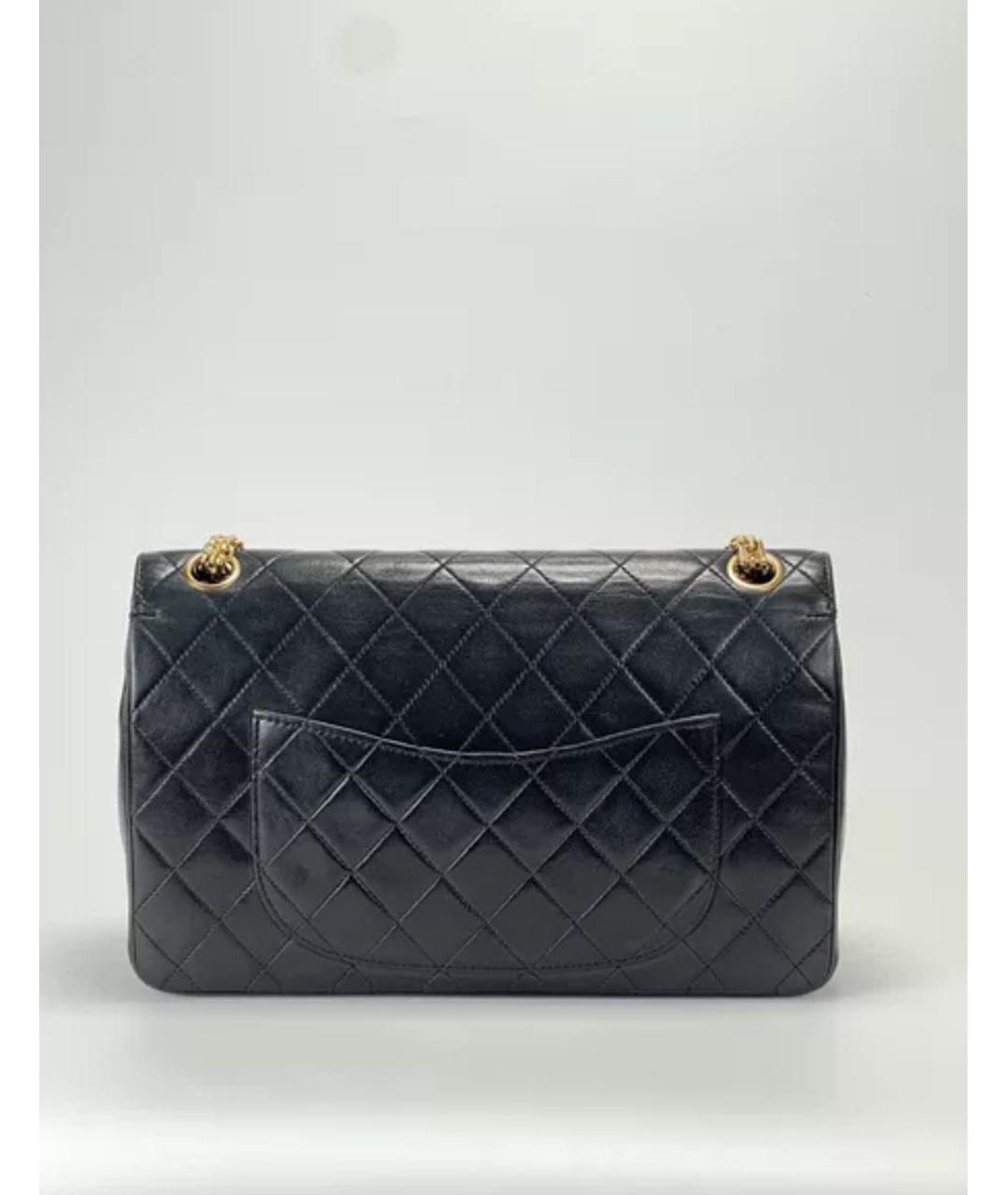 CHANEL Черная кожаная сумка через плечо, фото 4