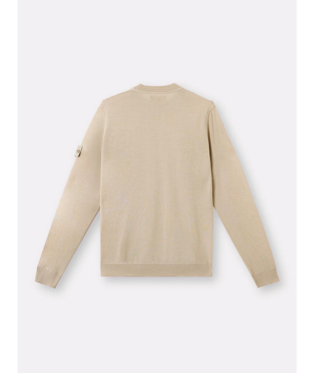 STONE ISLAND Бежевый джемпер / свитер, фото 7