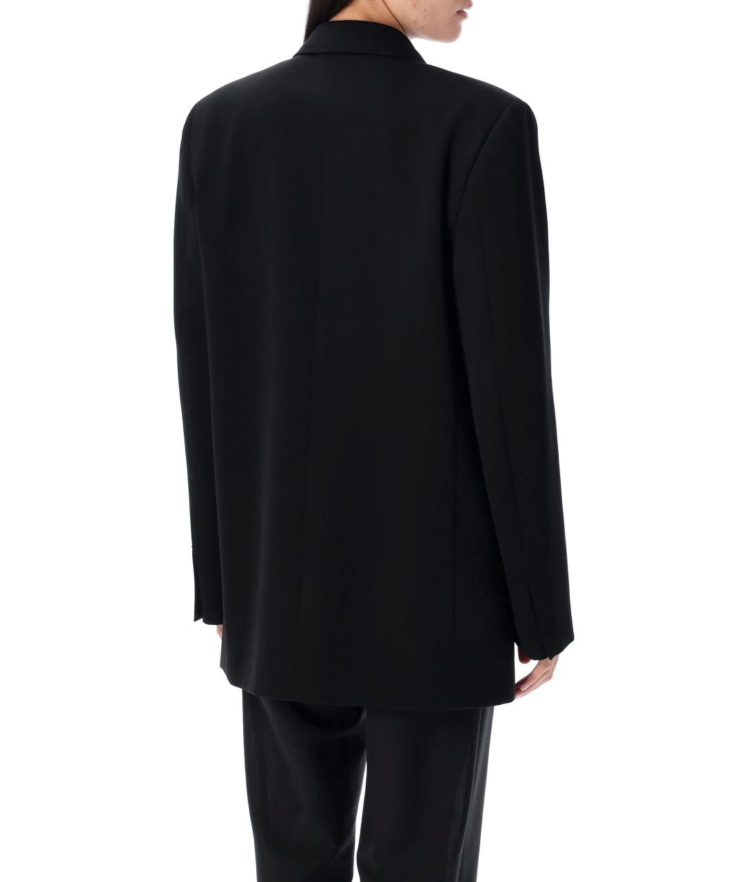 JIL SANDER Черная шерстяная куртка, фото 2