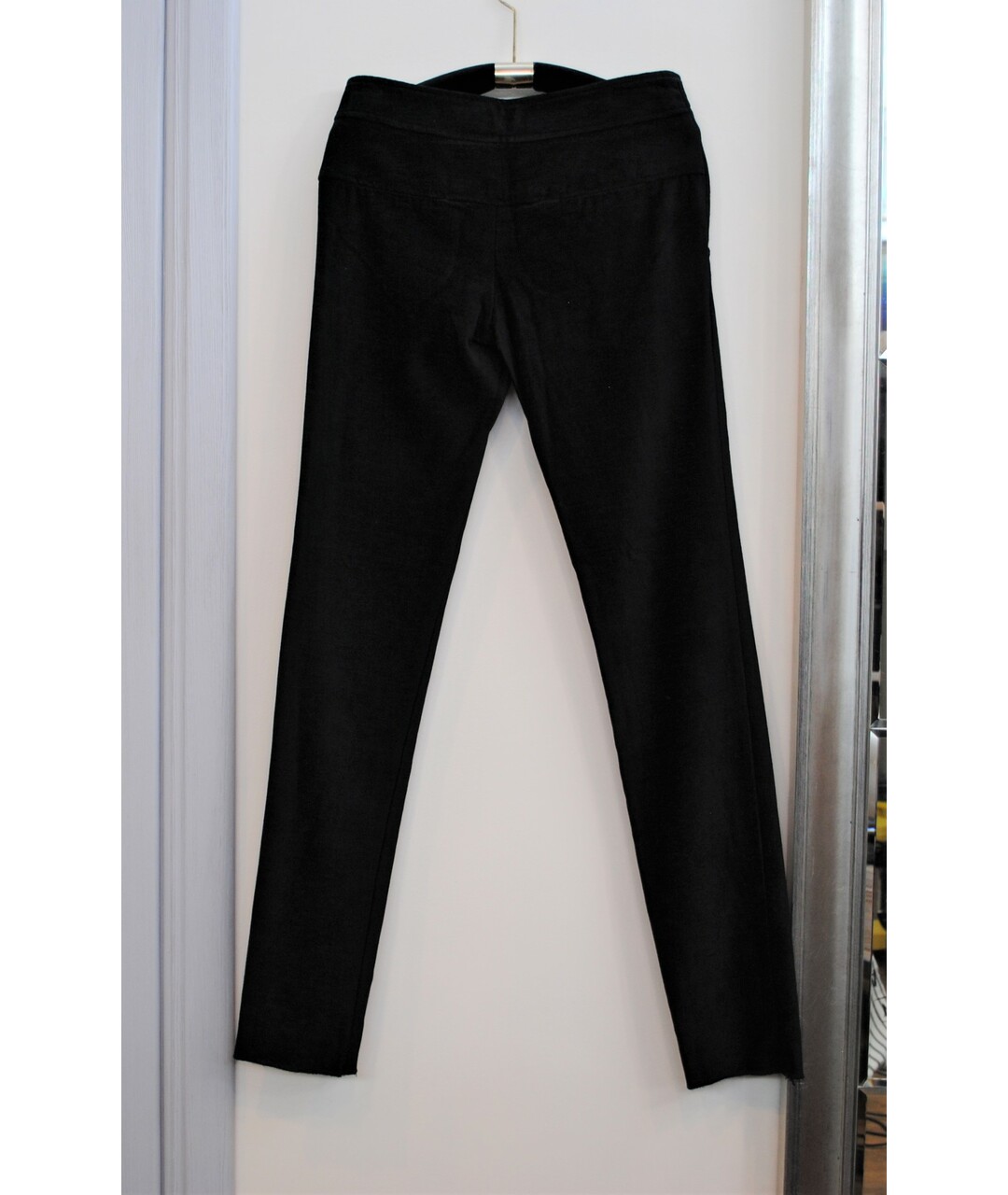 BA&SH Черные хлопковые прямые брюки, фото 2