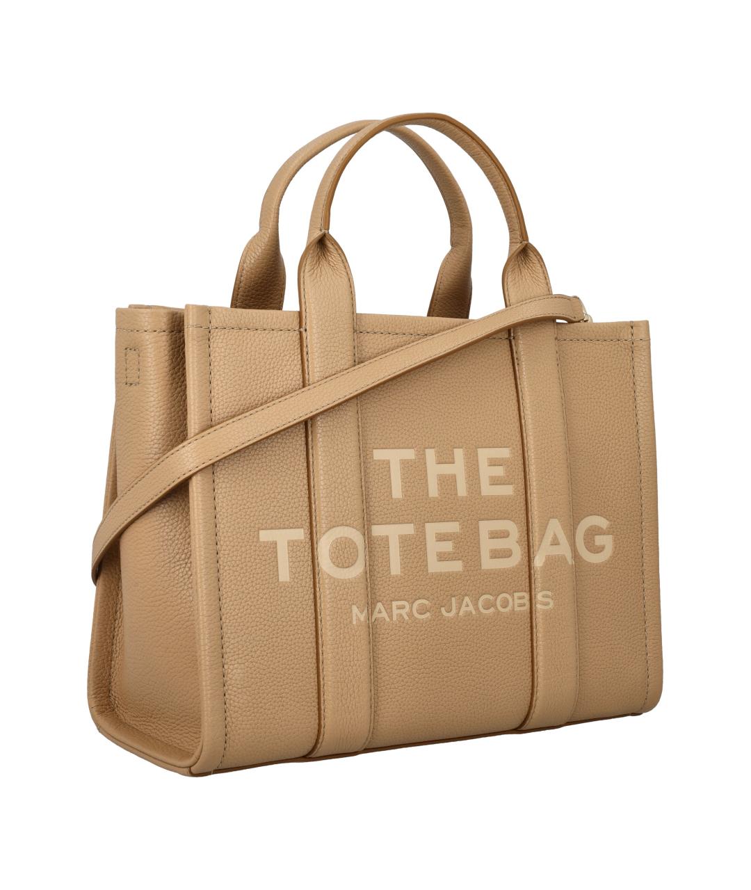 MARC JACOBS Коричневая кожаная сумка тоут, фото 2