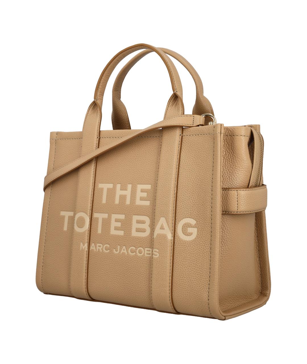 MARC JACOBS Коричневая кожаная сумка тоут, фото 3