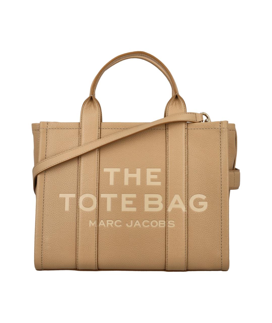 MARC JACOBS Коричневая кожаная сумка тоут, фото 1