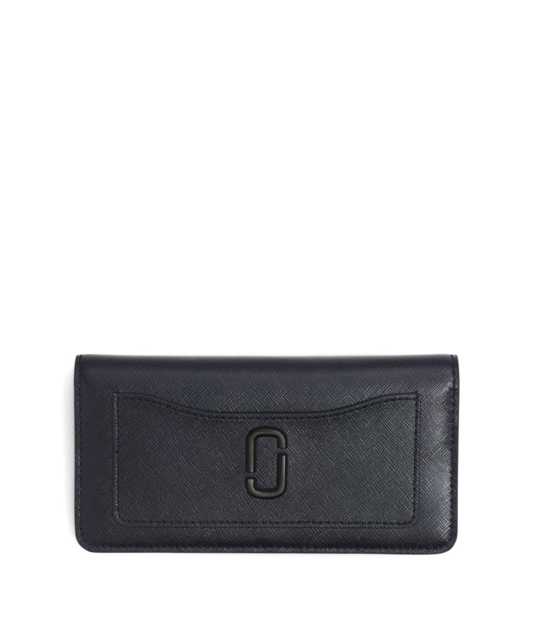 MARC JACOBS Черный кожаный кошелек, фото 1