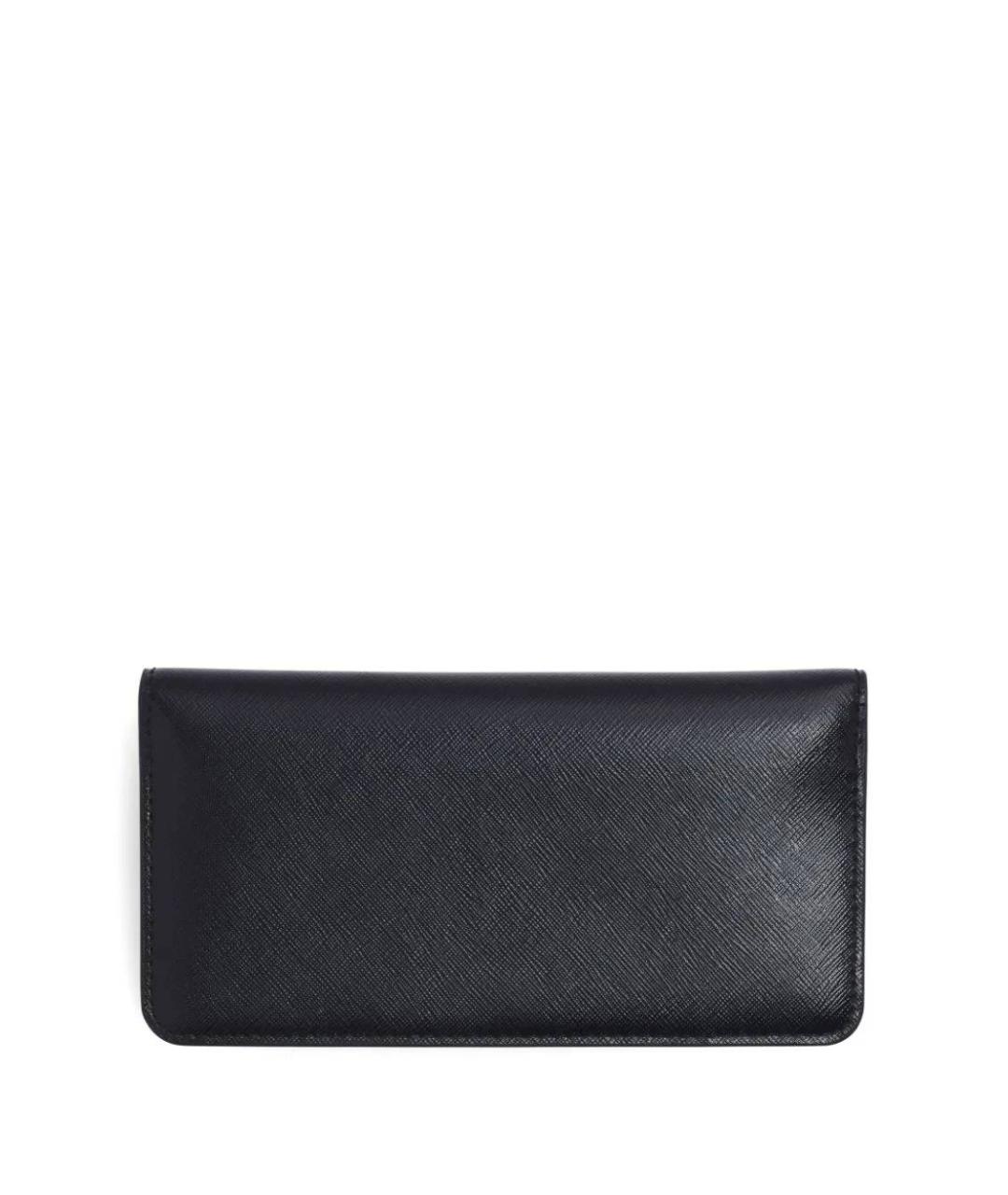 MARC JACOBS Черный кожаный кошелек, фото 2