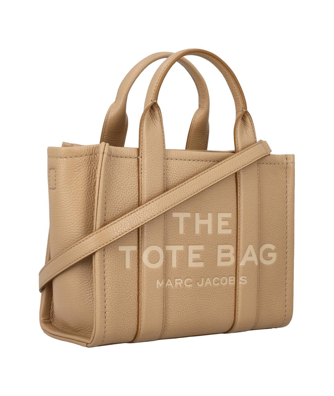 MARC JACOBS Коричневая кожаная сумка тоут, фото 2