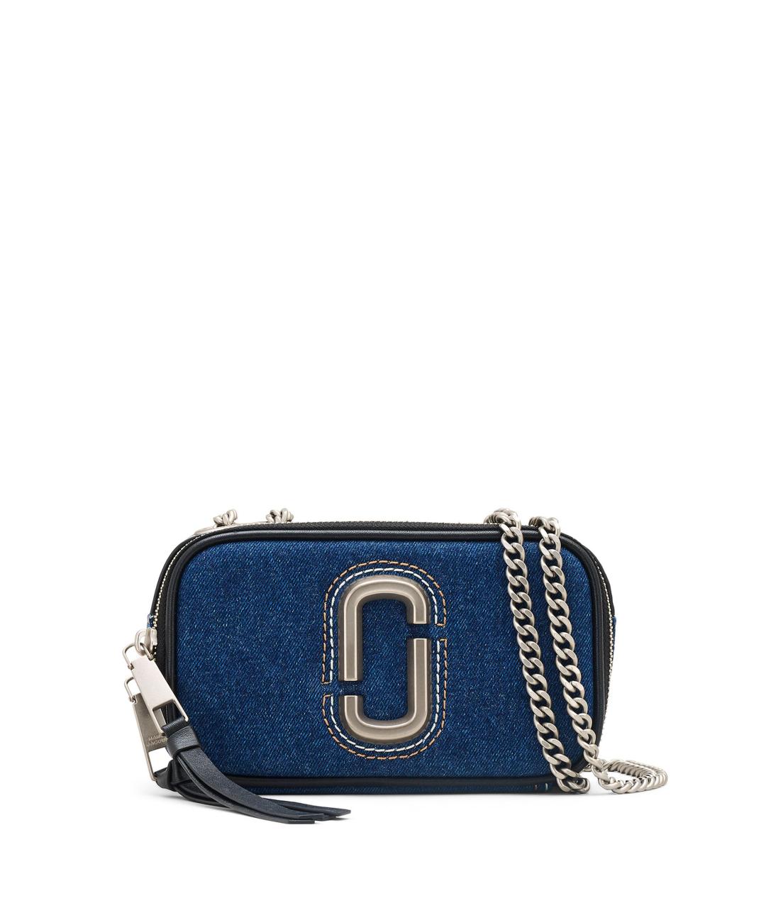 MARC JACOBS Синяя хлопковая сумка через плечо, фото 1