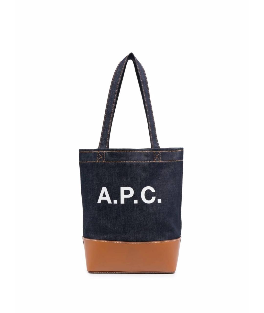 A.P.C. Мульти деним сумка тоут, фото 1