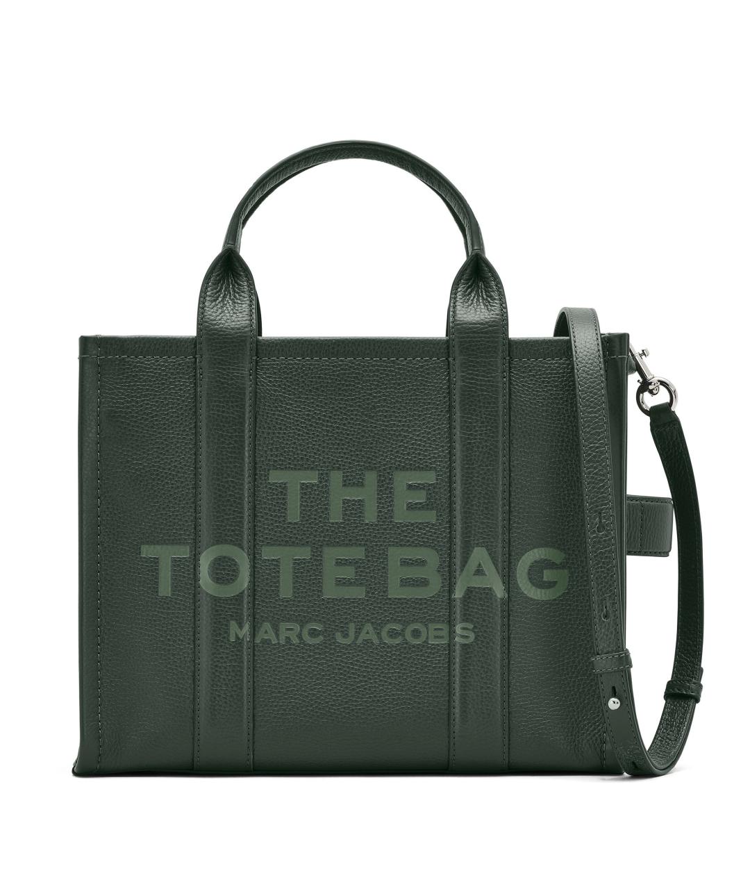 MARC JACOBS Зеленая кожаная сумка тоут, фото 1
