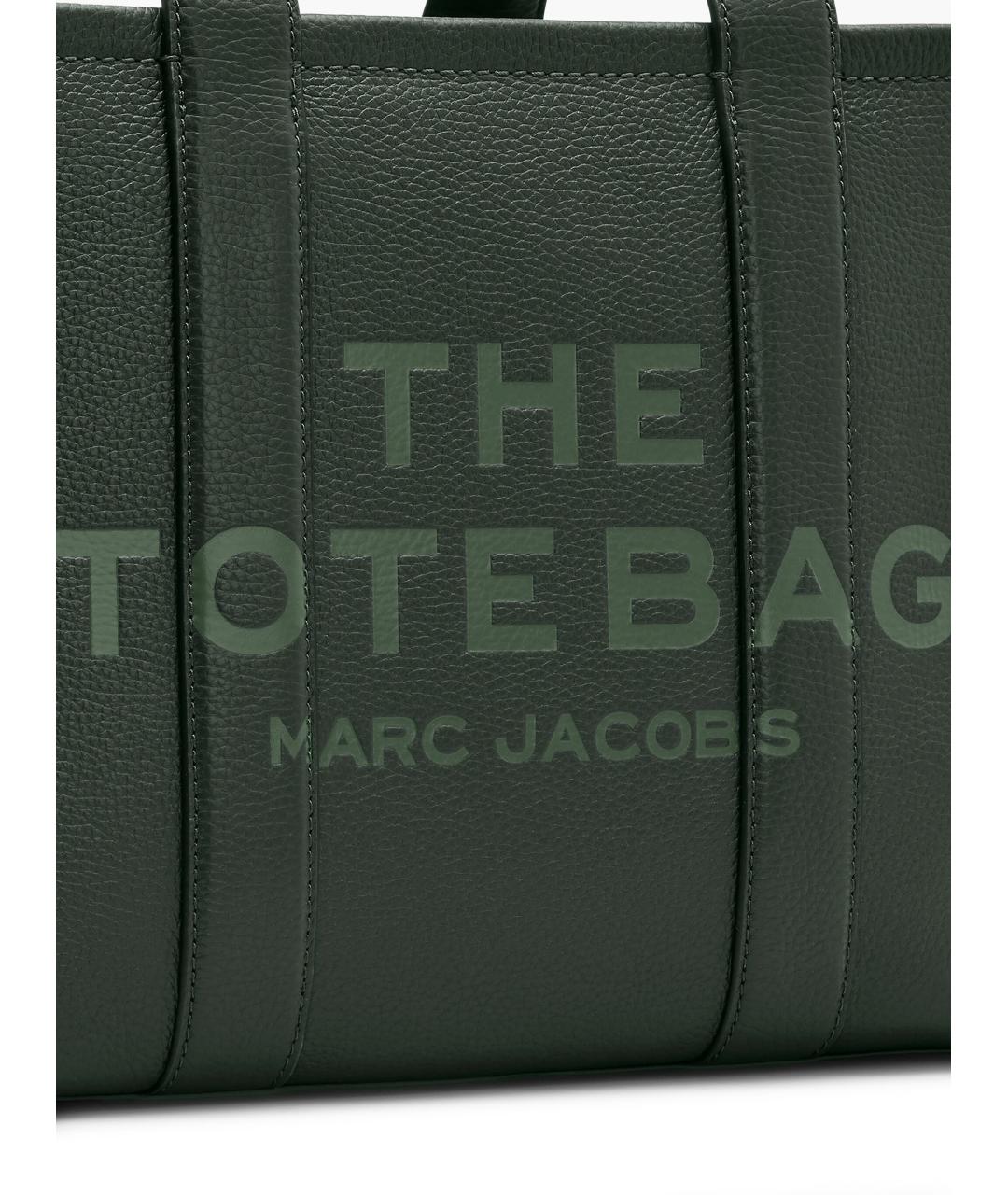 MARC JACOBS Зеленая кожаная сумка тоут, фото 3