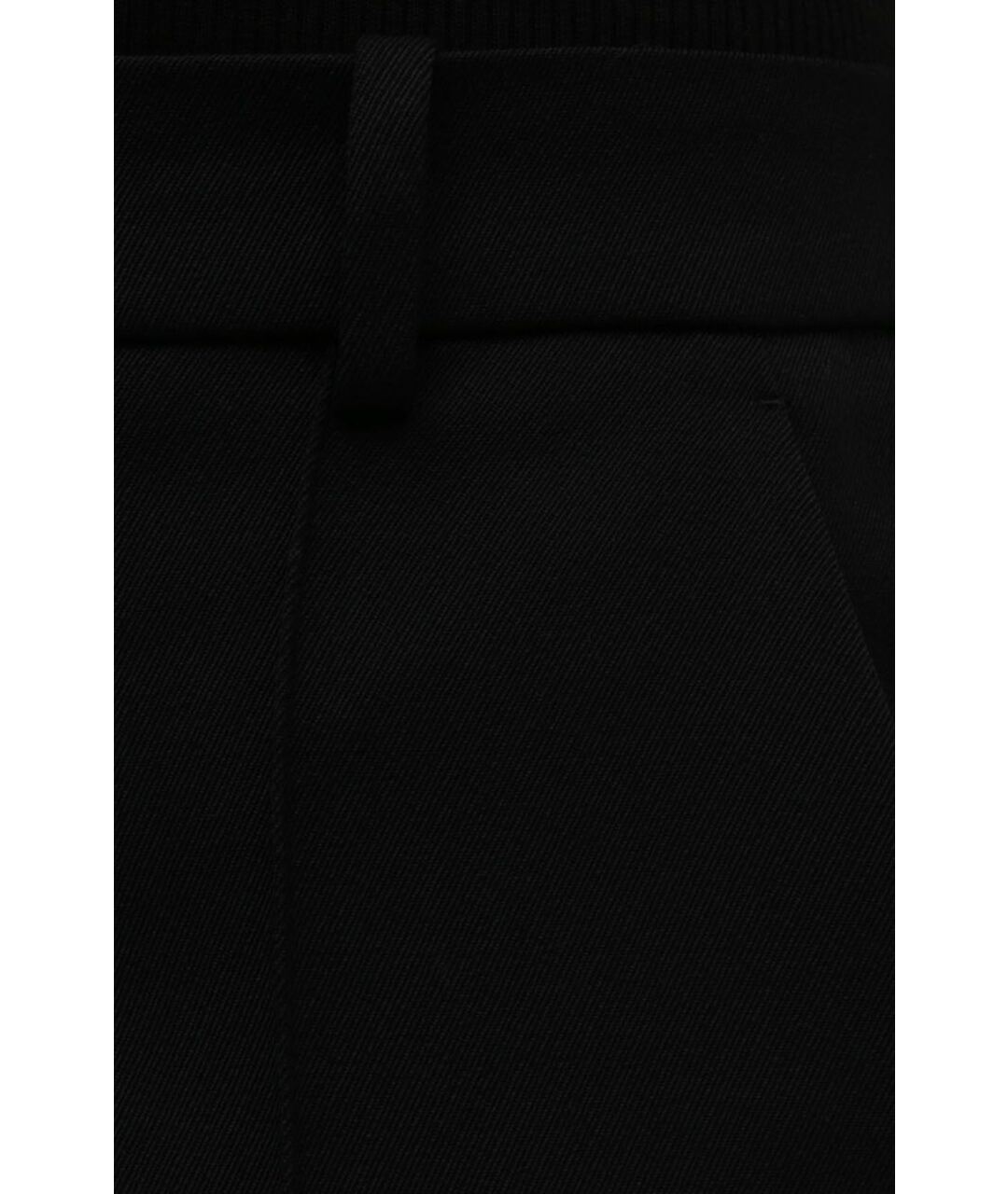 ALEXANDER MCQUEEN Черные шерстяные брюки узкие, фото 5