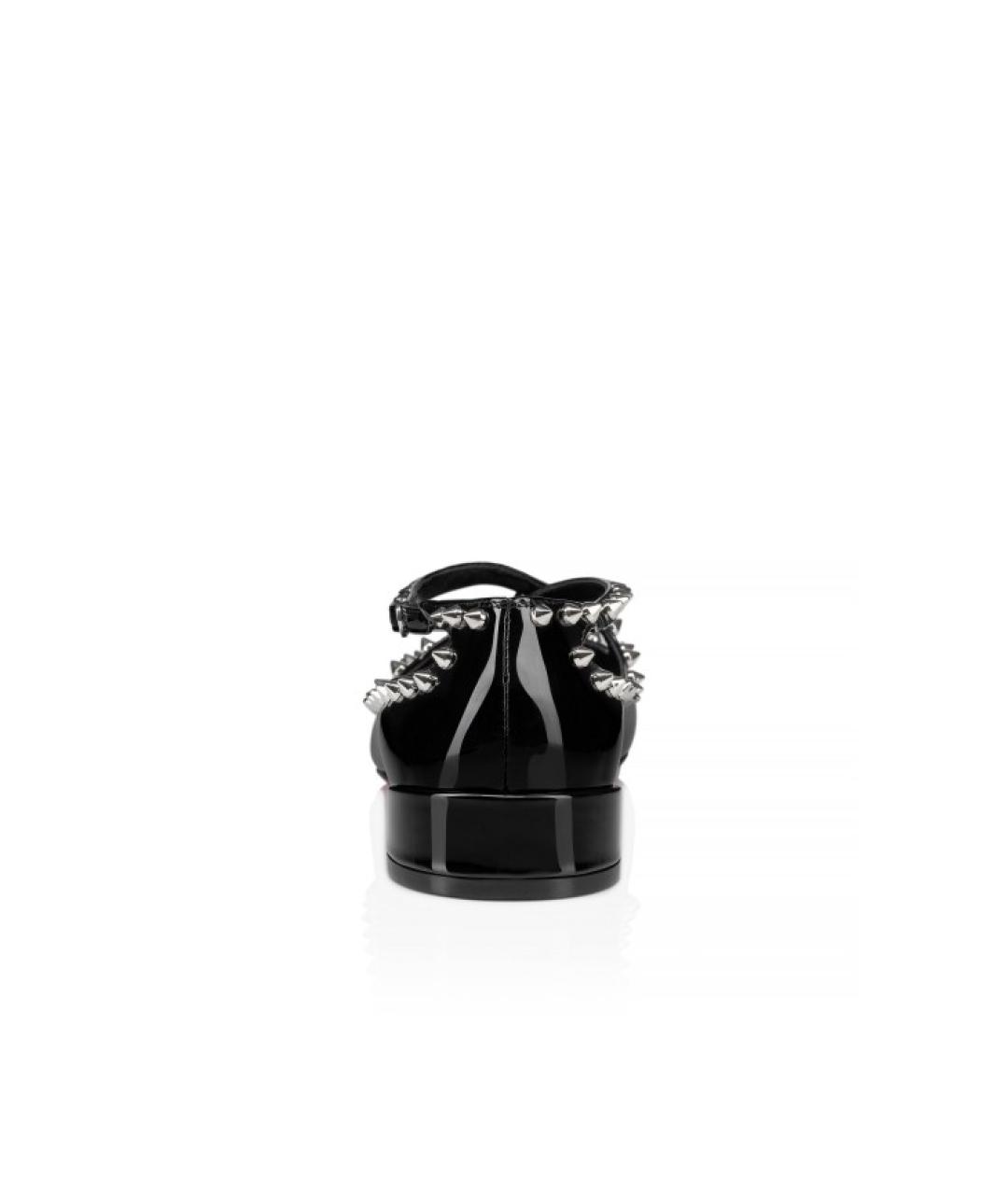 CHRISTIAN LOUBOUTIN Черные туфли из лакированной кожи, фото 2