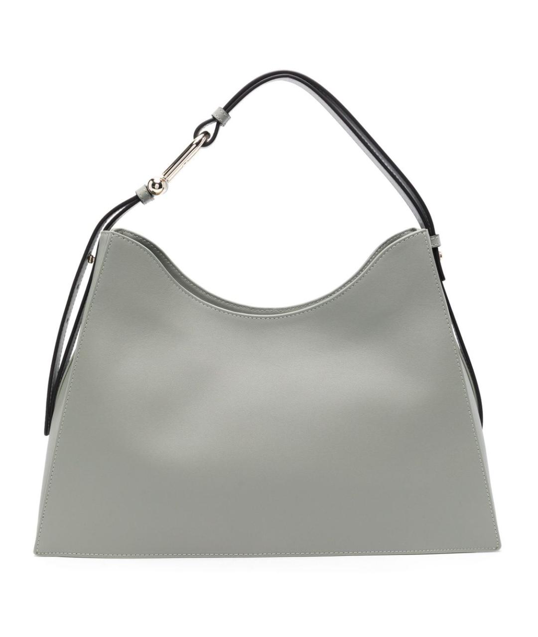 FURLA Серая кожаная сумка тоут, фото 1