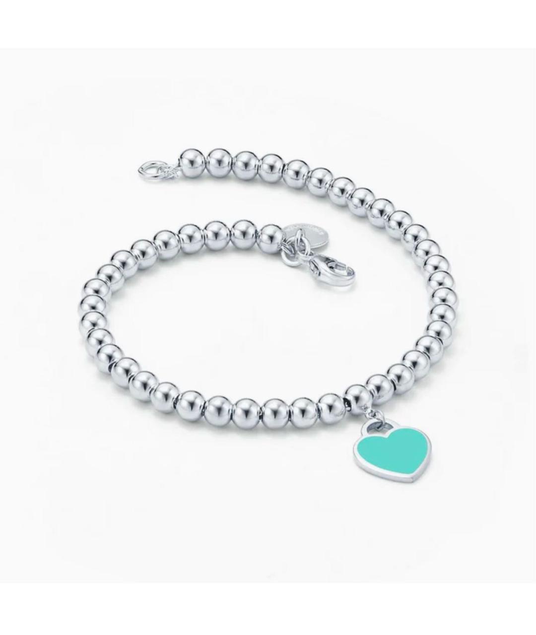 TIFFANY&CO Бирюзовый серебряный браслет, фото 3