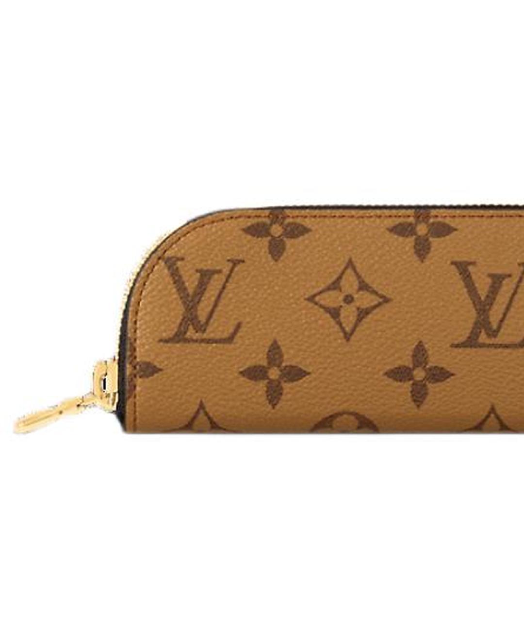 LOUIS VUITTON Коричневая косметичка, фото 4