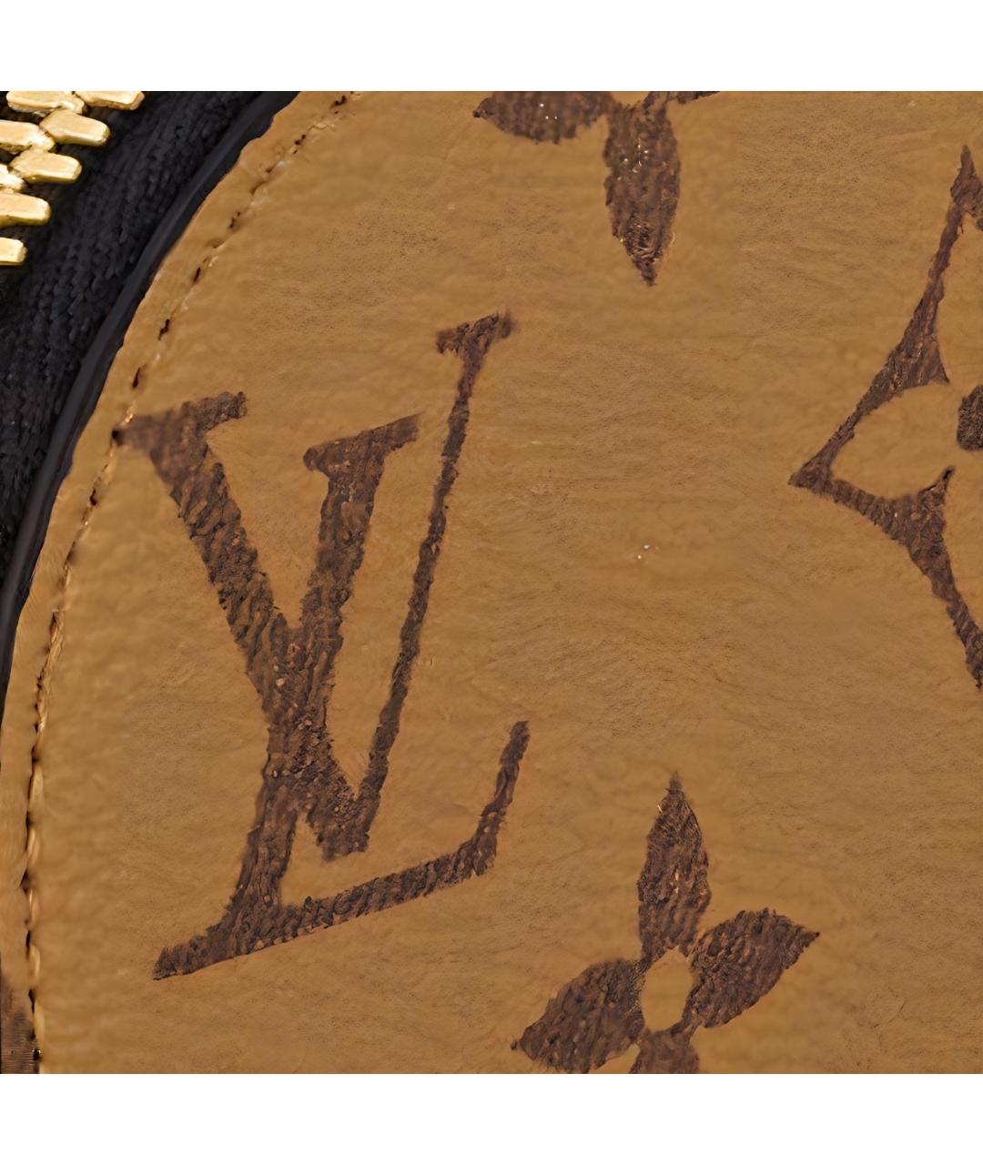 LOUIS VUITTON Коричневая косметичка, фото 5