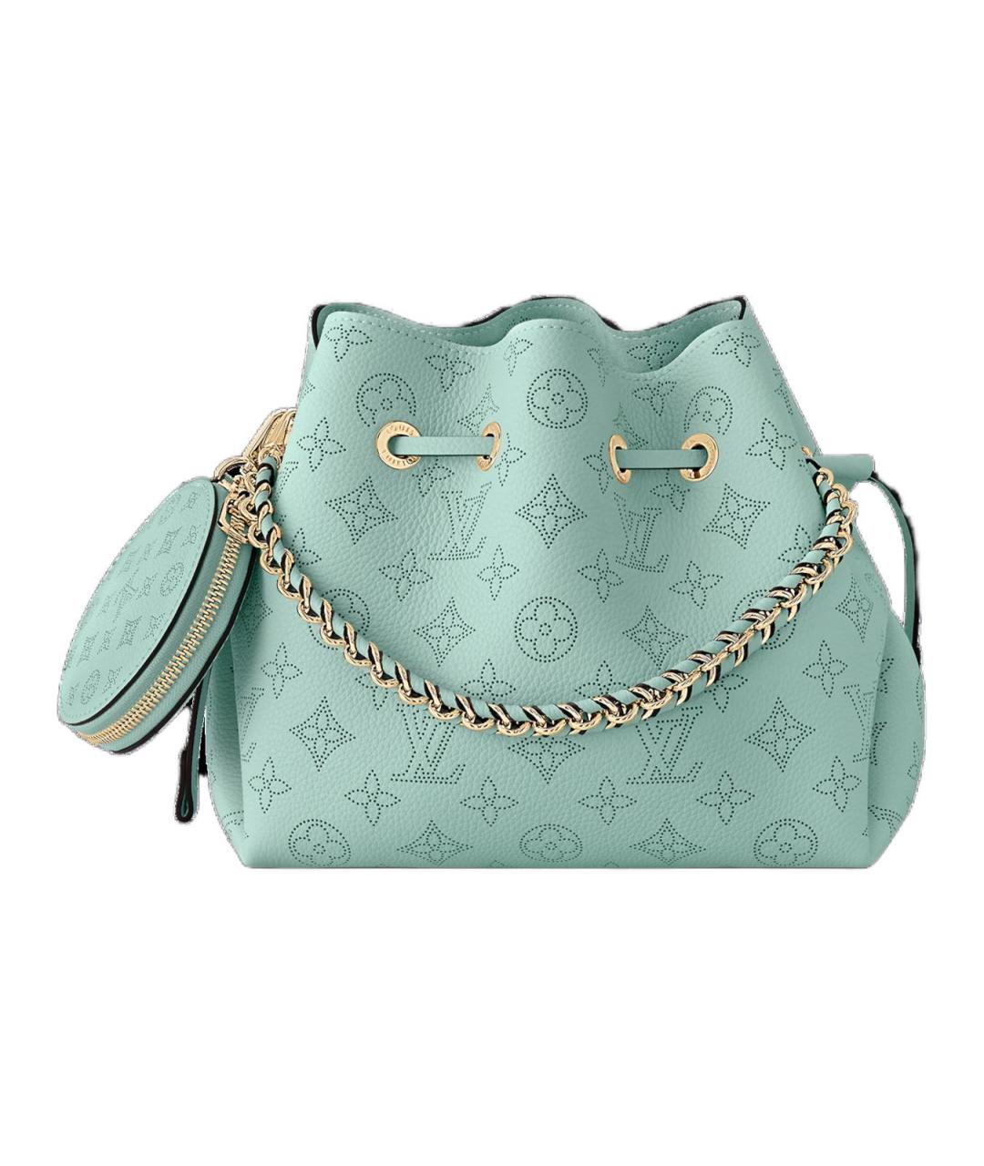 LOUIS VUITTON Бирюзовая кожаная сумка через плечо, фото 1