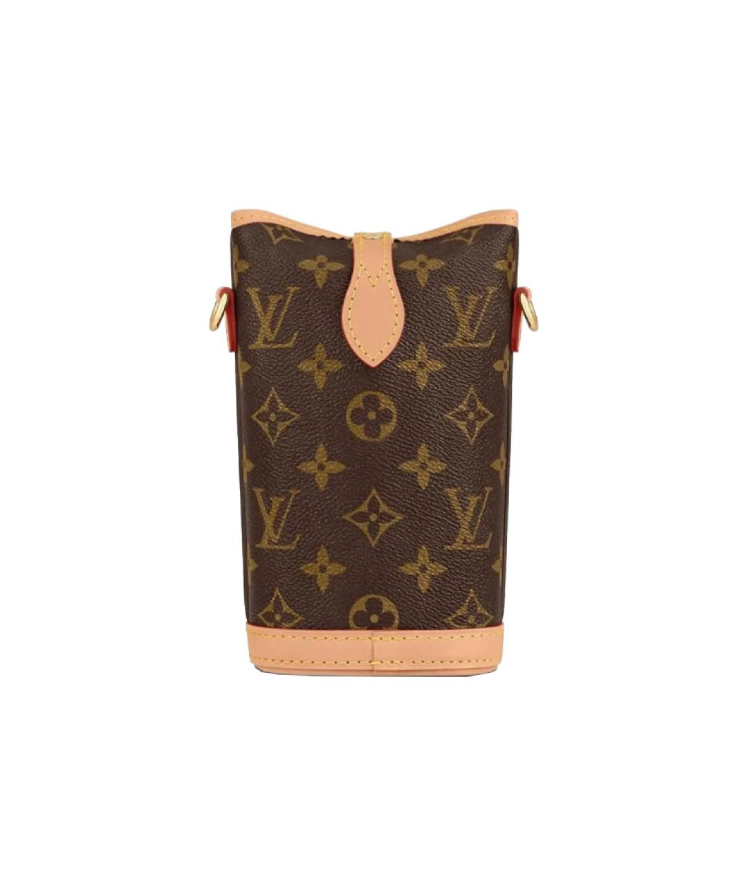LOUIS VUITTON Коричневая сумка через плечо, фото 3
