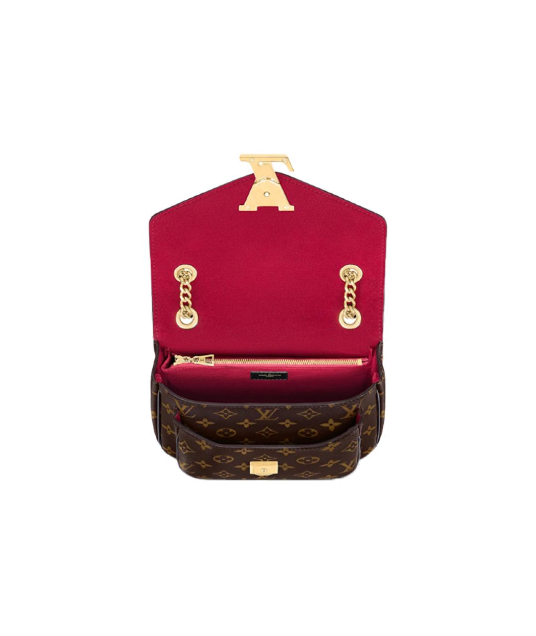 LOUIS VUITTON Коричневая сумка через плечо, фото 5