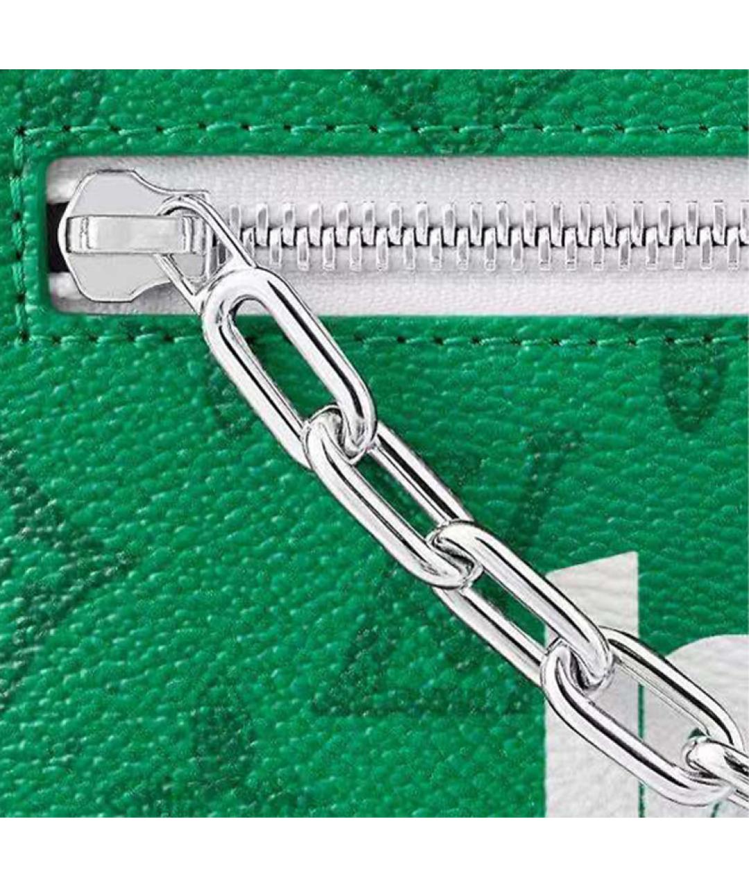 LOUIS VUITTON Зеленая сумка на плечо, фото 6