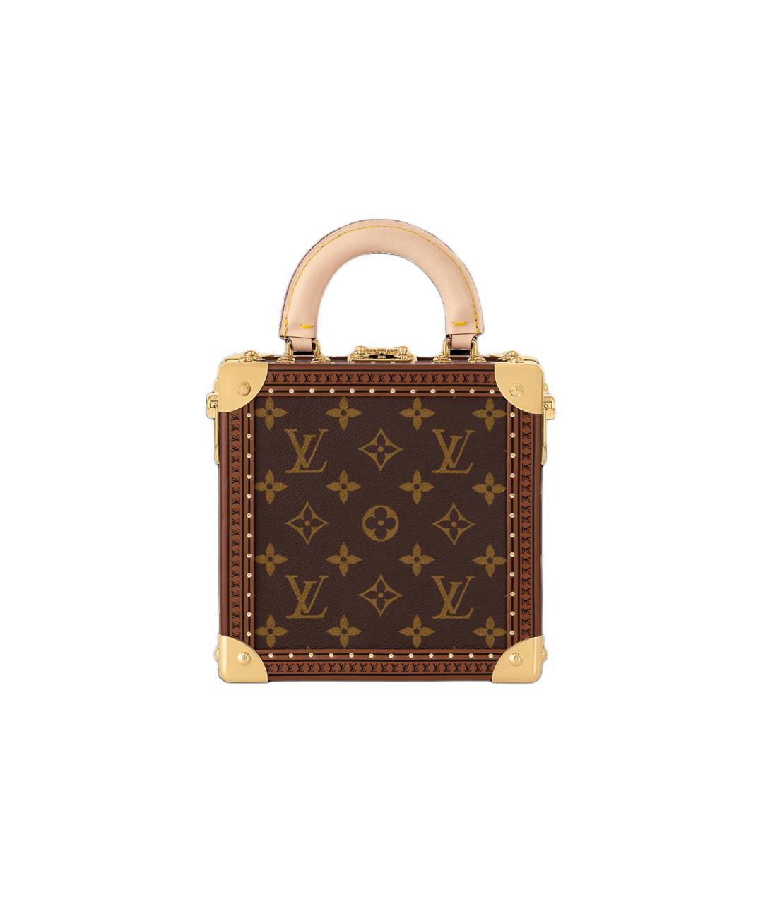 LOUIS VUITTON Коричневая сумка с короткими ручками, фото 3