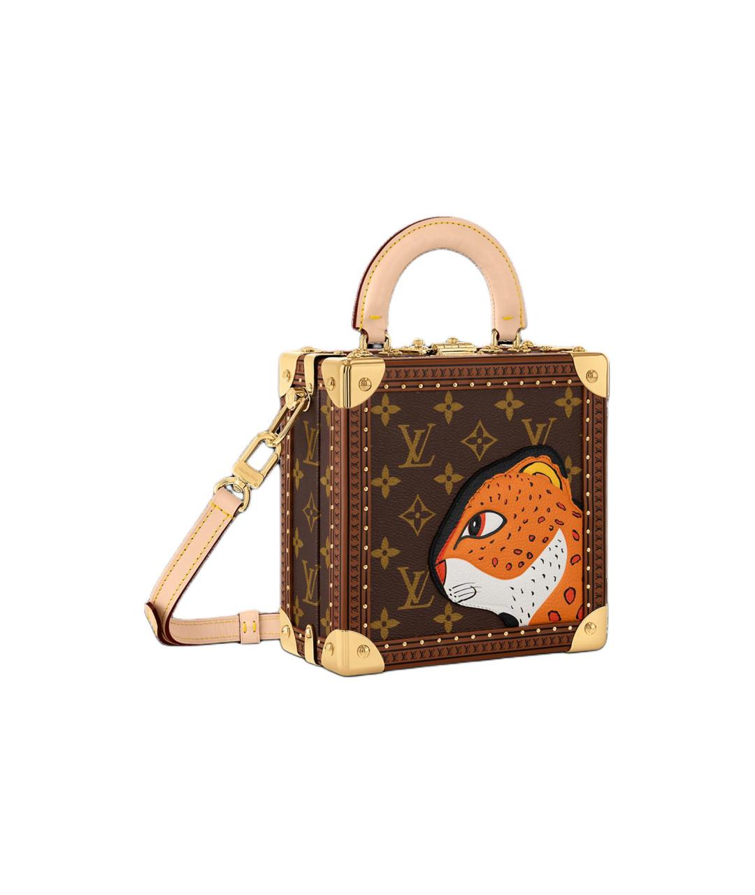 LOUIS VUITTON Коричневая сумка с короткими ручками, фото 2