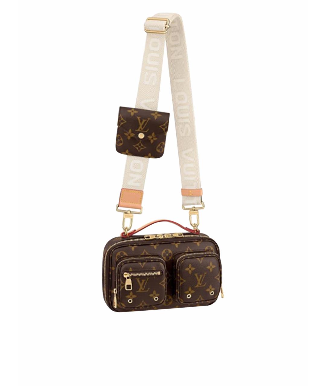 LOUIS VUITTON Коричневая сумка через плечо, фото 1