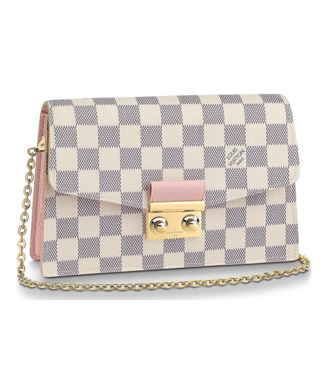 LOUIS VUITTON Серая кожаная сумка через плечо, фото 1