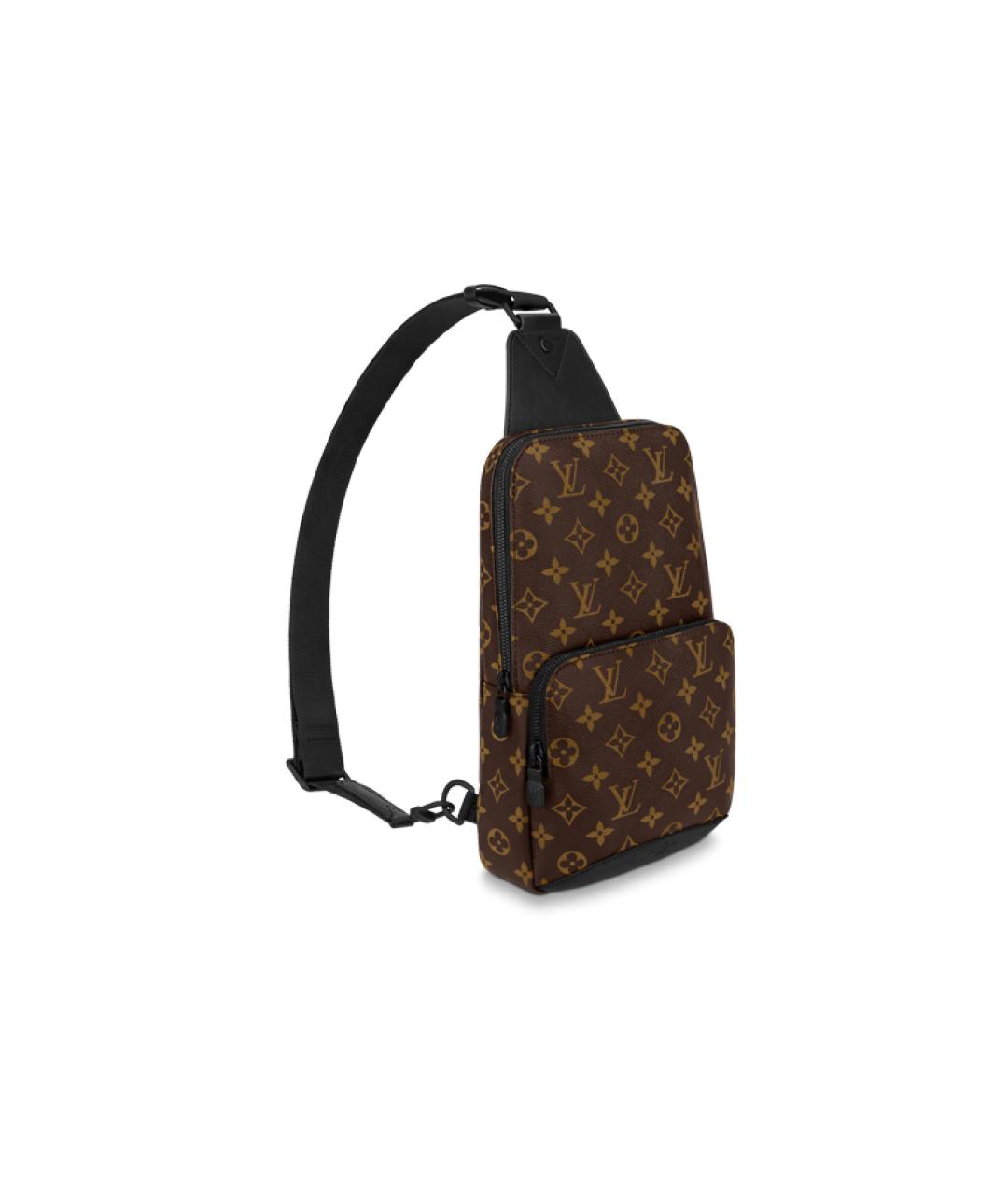 LOUIS VUITTON Коричневая сумка на плечо, фото 2