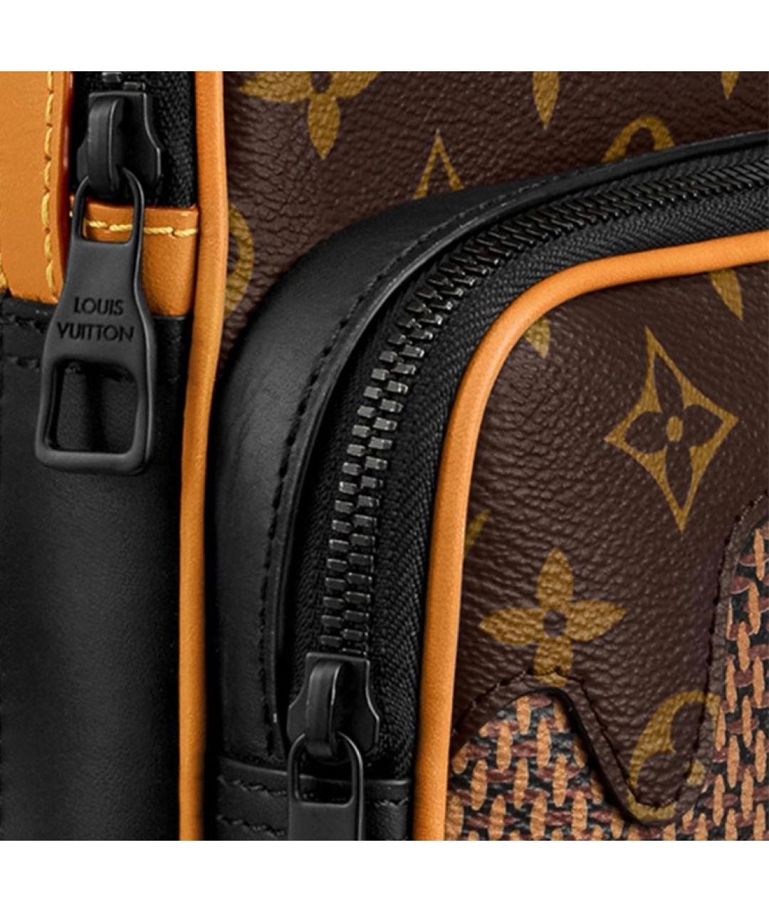 LOUIS VUITTON Коричневая сумка на плечо, фото 6