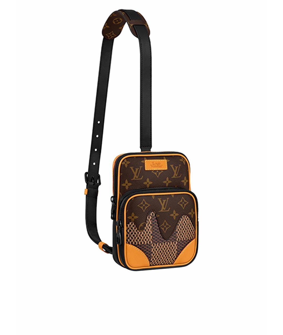 LOUIS VUITTON Коричневая сумка на плечо, фото 1