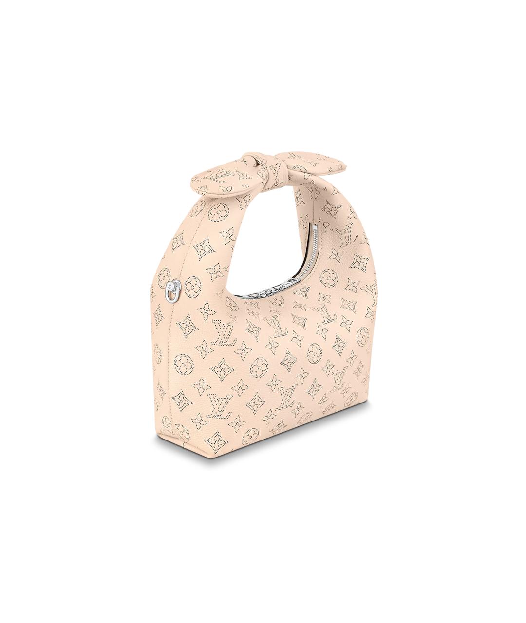 LOUIS VUITTON Розовая кожаная сумка с короткими ручками, фото 3