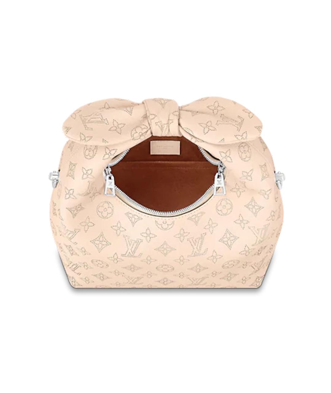 LOUIS VUITTON Розовая кожаная сумка с короткими ручками, фото 4