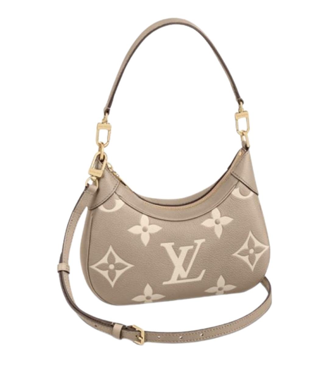 LOUIS VUITTON Серая кожаная сумка через плечо, фото 1