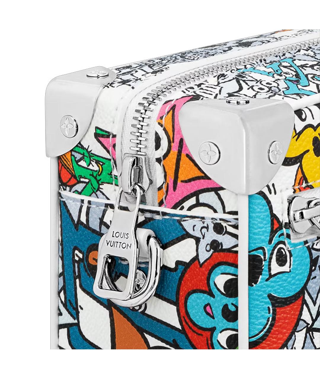 LOUIS VUITTON Белая сумка на плечо, фото 5