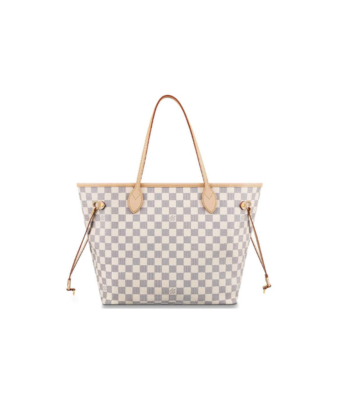 LOUIS VUITTON Бежевая кожаная сумка через плечо, фото 4