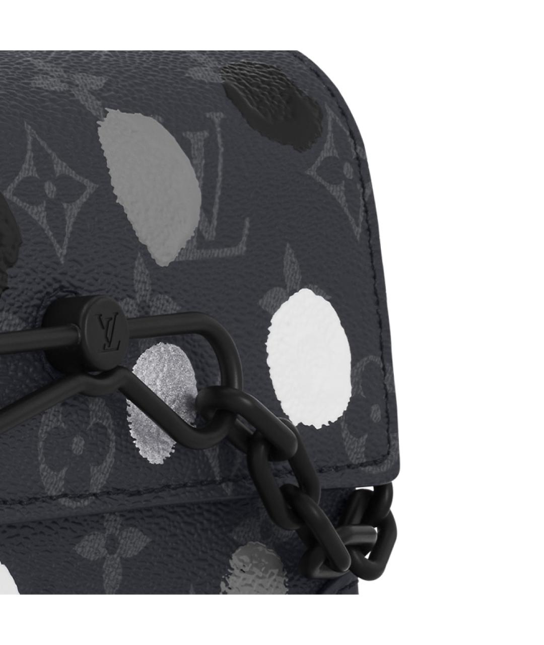 LOUIS VUITTON Черная сумка на плечо, фото 6
