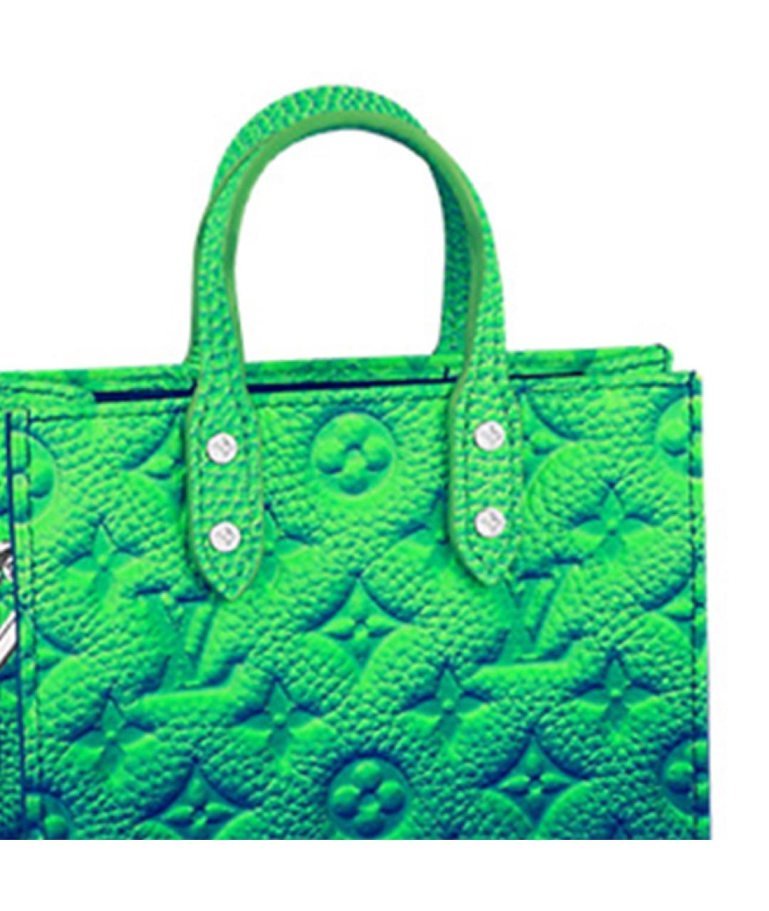 LOUIS VUITTON Зеленая сумка на плечо, фото 5