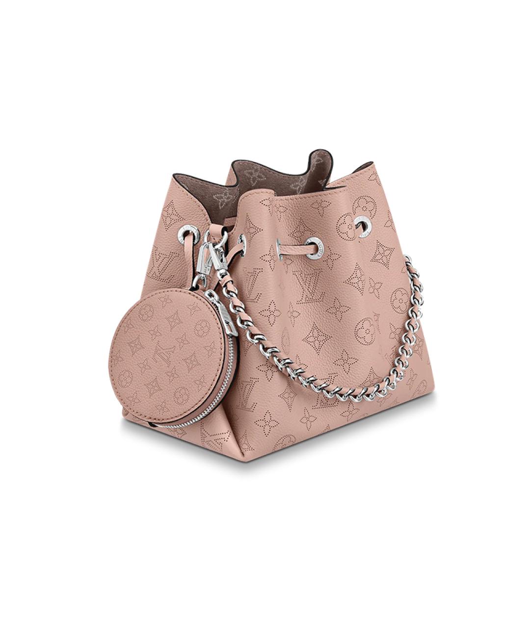 LOUIS VUITTON Розовая кожаная сумка через плечо, фото 2