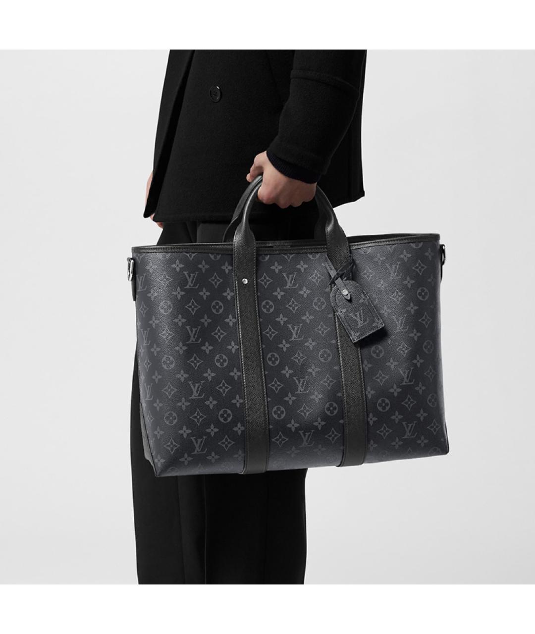 LOUIS VUITTON Черная сумка на плечо, фото 6