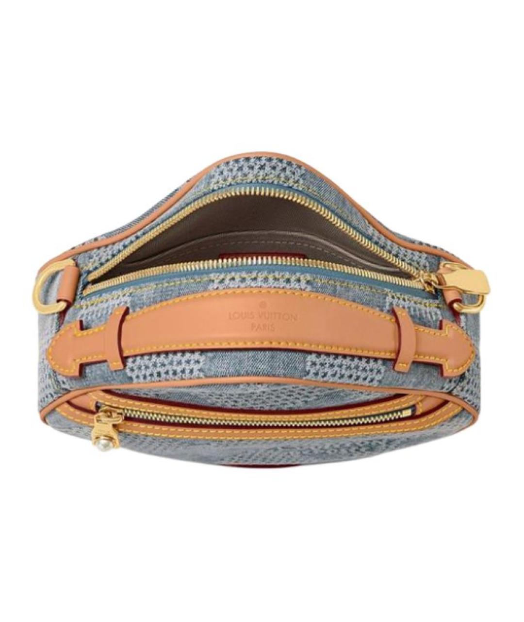 LOUIS VUITTON Голубая сумка через плечо, фото 3
